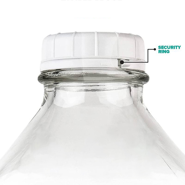 1L Glass Milk Bottle with Lid