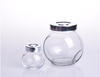 Ball Shaped Glass Storage Container Jar