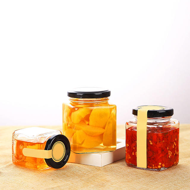 80ml 100ml 150ml 200ml 500ml Square Glass Sealed Jar with Lid