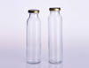 Ice Tea Packing Glass Juice Bottle with Tinplate Lid