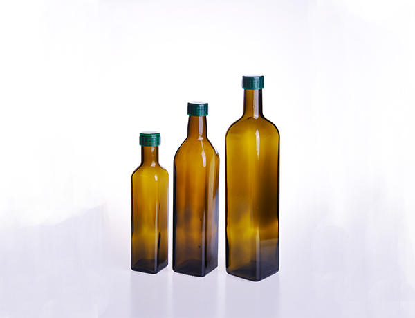 Square Olive Oil Glass Bottle