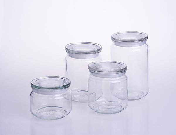 Round Large Glass Storage Container Jar