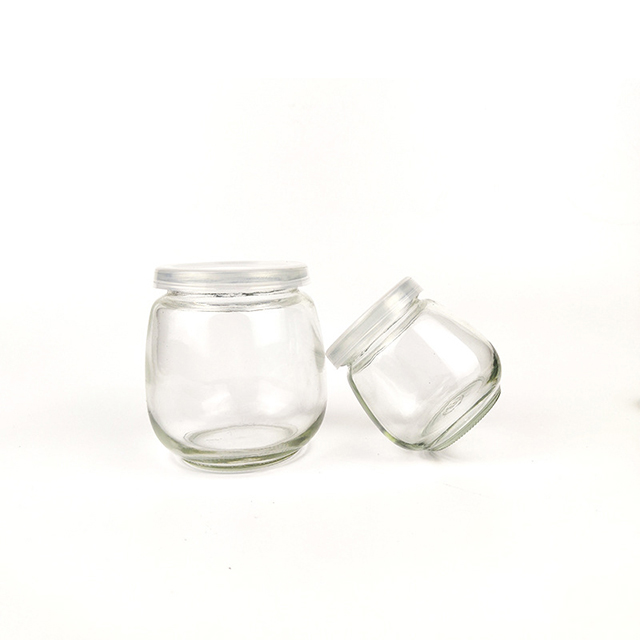 100ml 200ml 300ml Wide Mouthed Round Glass Pudding Jar