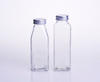 French Square Glass Juice Bottle