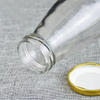 250ml 500ml 1000ml Drinking Beverages Milk Bottle With Plastic Tinplate Lid
