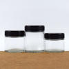 4oz 5oz 6oz 8oz Round Glass Storage Jar with Safety Lid