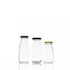 200Ml 250Ml 350Ml 500Ml 1000Ml Transparent Glass Milk Bottle With Metal Lid