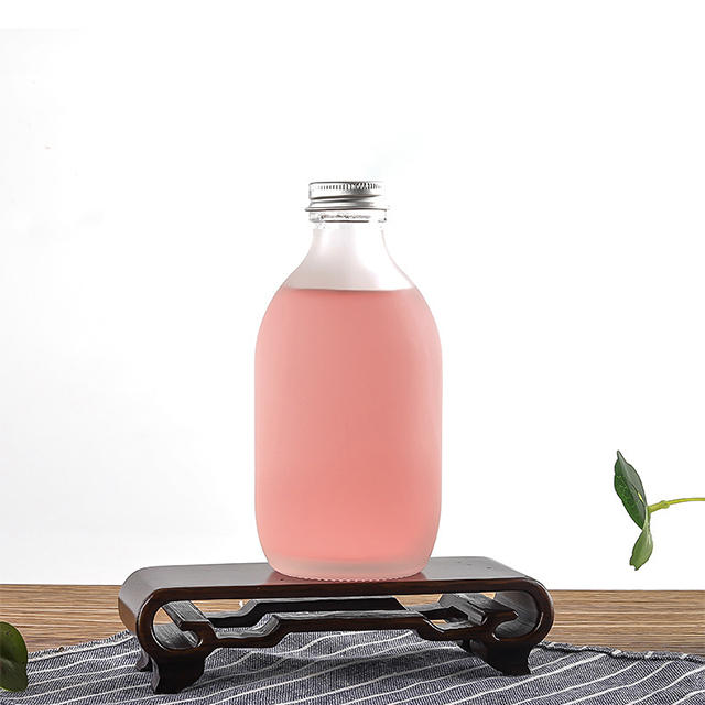 250ml 300ml 500ML Cold Drink Juice Drink Bottle with Aluminum Lid