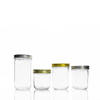 150ml 200ml 280ml 350ml 500ml 650ml Clear High White Glass Mason Jar with Lid