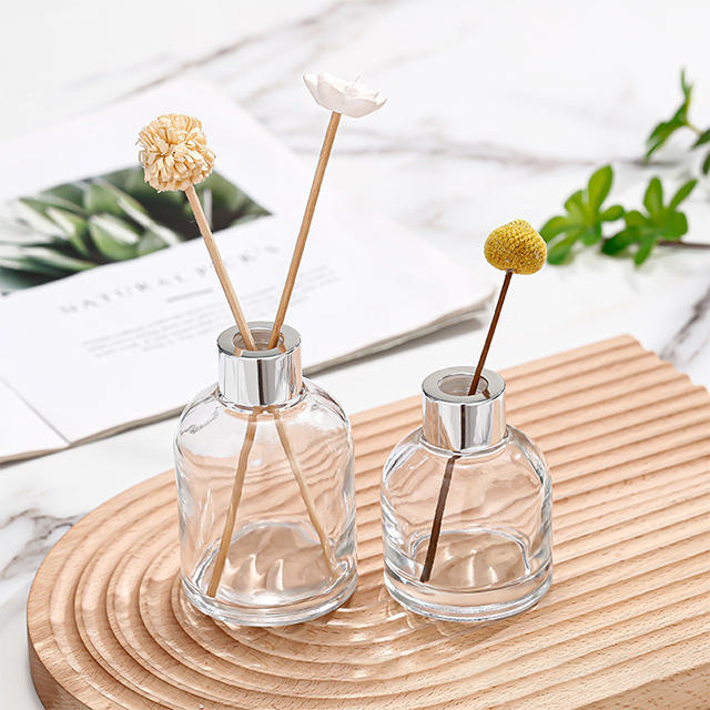 100ml 150ml 200ml Diffuser Stick Fire Free Cane Transparent Glass Aromatherapy Bottle