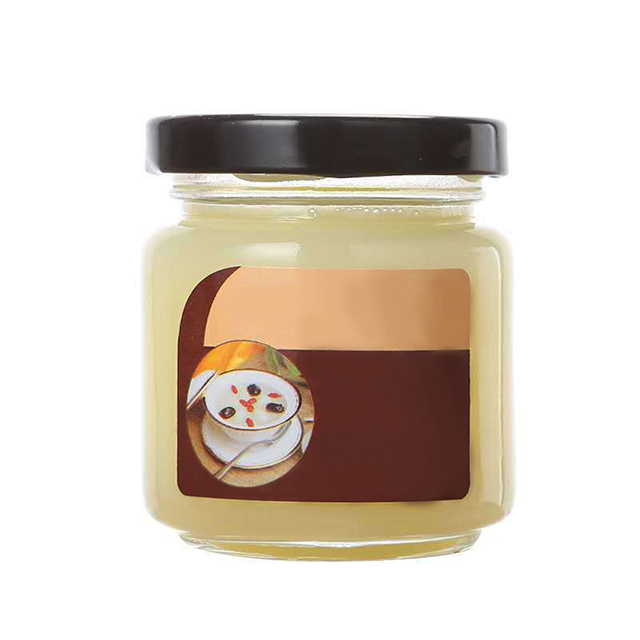 50ml 100ml 120ml Empty Clear Glass Jam Jar with Lid