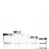 100ml 200ml 230ml 250ml 300ml 330ml 400ml 500ml Wide Mouth Glass Mason Storage Tank with Aluminum Lid