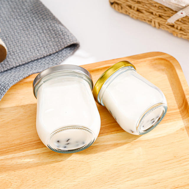 100ml 150ml 200ml 300ml 380ml Airtight Glass Jam Jar with Tinplate Lid