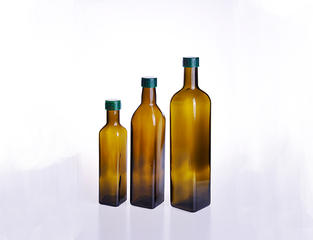 Square Olive Oil Glass Bottle