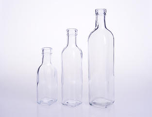 Square Clear Glass Cooking Oil Dispenser