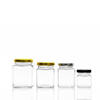 50ml 80ml 100ml 200ml 280ml 380ml 500ml Square Glass Pickle Jar