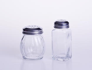 Ball And Round Glass Spice Bottle