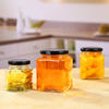 80ml 100ml 150ml 200ml 500ml Square Glass Sealed Jar with Lid
