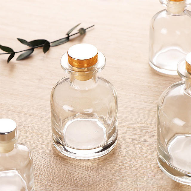 50ml 100ml 150ml 250ml Transparent Polymer Filled Glass Diffuser Bottle