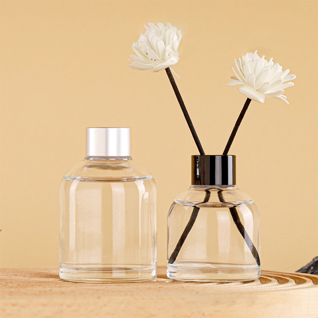 100ml 150ml 200ml Diffuser Stick Fire Free Cane Transparent Glass Aromatherapy Bottle