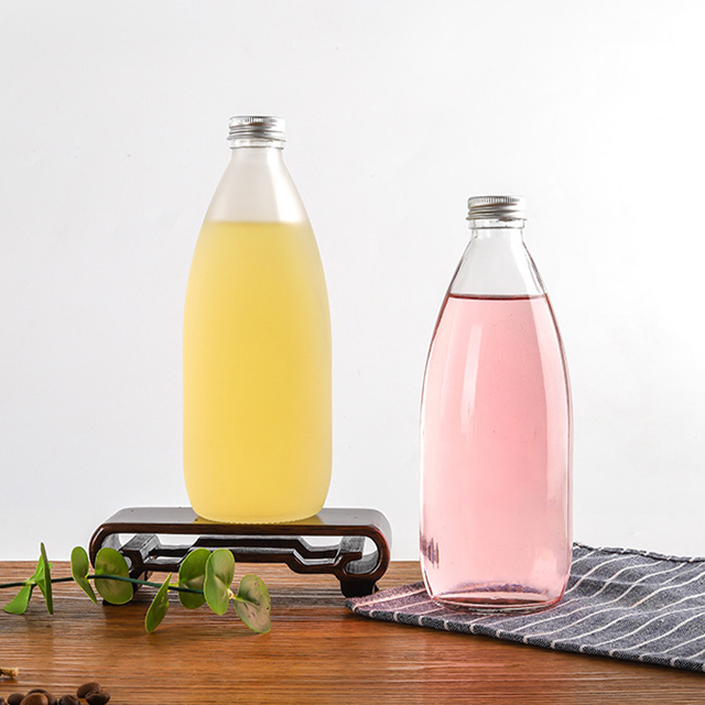 250ml 300ml 500ML Cold Drink Juice Drink Bottle with Aluminum Lid