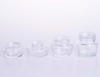 Customized Cream jar in clear glass in dofferent size 
