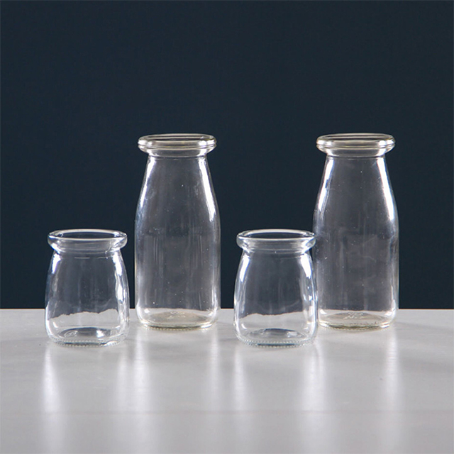 150ml 200ml Clear Thickened Eco Bottle Pudding Jar