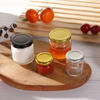 50ml 100ml 120ml Empty Clear Glass Jam Jar with Lid