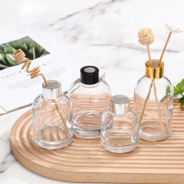 100ml 150ml 200ml 220ml Clear Cylindrical Glass Aromatherapy Oil Bottle