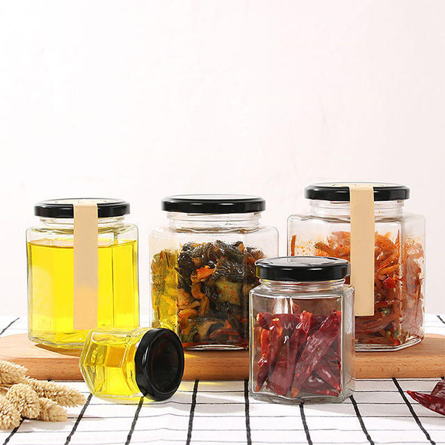 50ml 80ml 100ml 200ml 280ml 380ml 500ml Square Glass Pickle Jar