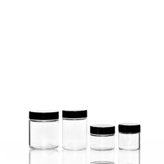 4oz 5oz 6oz 8oz Round Glass Storage Jar with Safety Lid